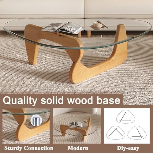 Mid Century Modern Glass Coffee Table, Coffee Table - Image 5