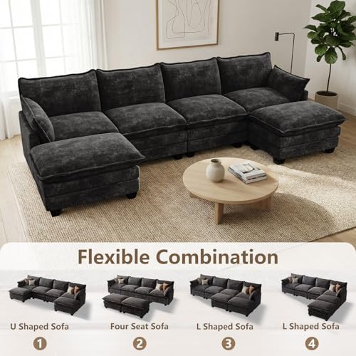 Modular Sectional Couch for Living Room, U Shaped Comfy Sofa - Image 3