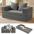 Convertible Sofa Bed, 4-in-1 Boneless Loveseat by Winzoo