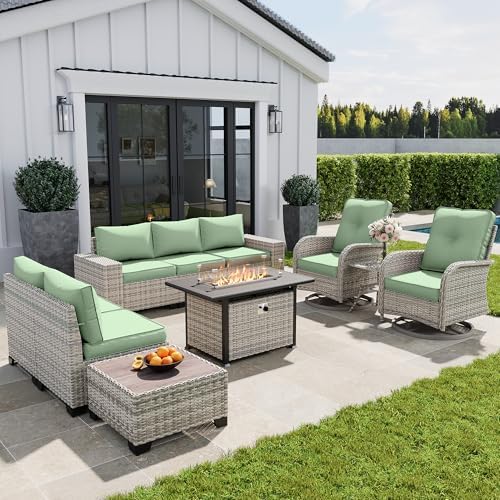 Outdoor Patio Furniture Set PE Wicker Rattan Outdoor Sectional Sofa - Image 2
