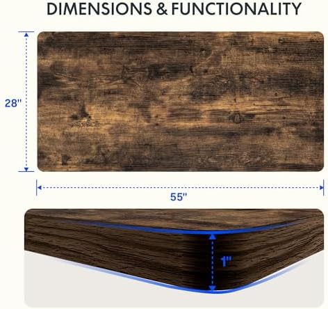 FLEXISPOT 55"x28" Whole Piece Desk Top - Image 2