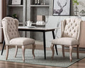 Upholstered Dining Chairs Set of 2 by Janoray