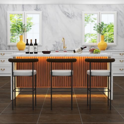 71" Large Imitation Marble Dining Table - Image 7