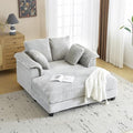 VINGLI 56" Wide Oversized Chaise Lounge Chair by VINGLI