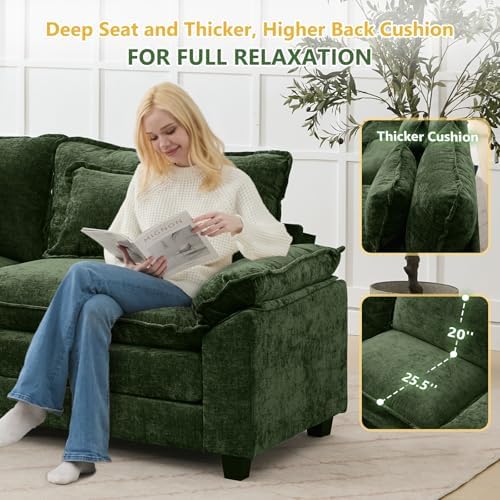 Oversized Modular Sectional Sofa Set, Convertible Deep Seat Cloud Couch - Image 6