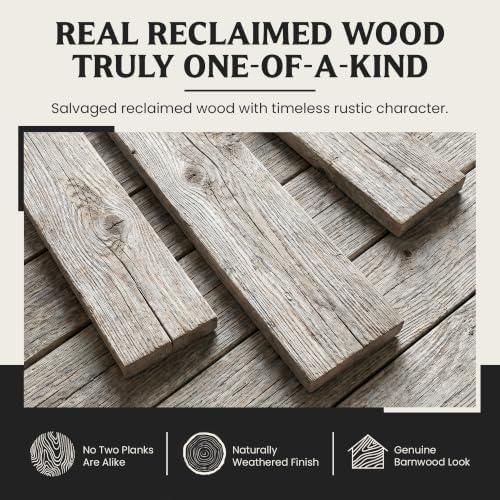 BARNWOODUSA Rustic Farmhouse Reclaimed Bundle 36 inch Plank Wall Panels - Image 2