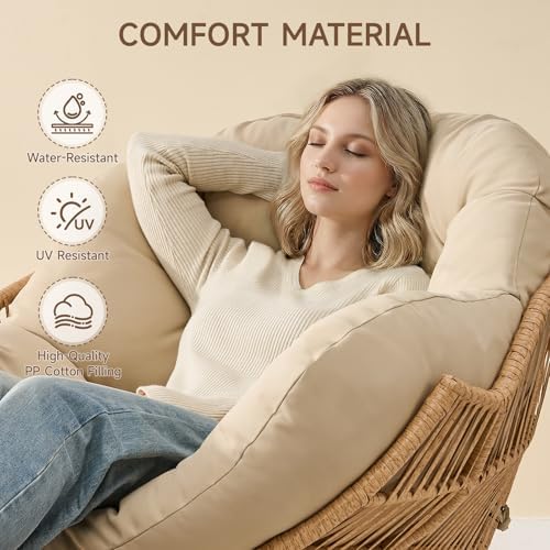 ONBRILL Papasan Rocking Chair - Image 6