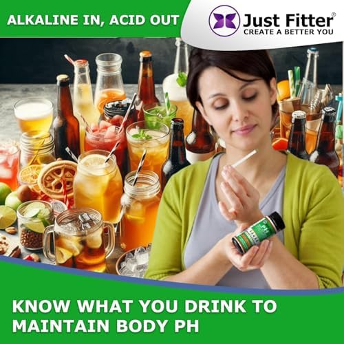 Just Fitter Alkaline Water pH Test Strips. Testing Kit - Image 2