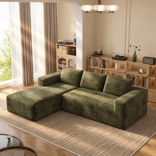 93" L-Shaped Modular Sectional Sofa by Rwatjairex