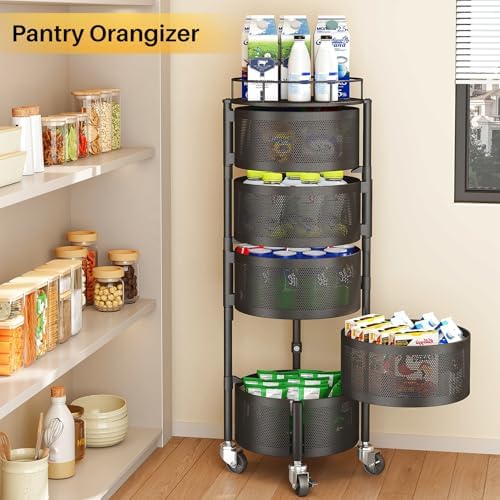 SNTD 5-Tier Fruit and Vegetable Basket Bowls - Image 5