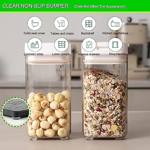 Cabinet Bumpers Soft Self-Adhesive Clear Rubber Bumper- Cabinet Door Dots Clear - Image 4
