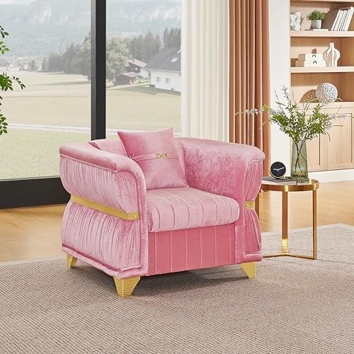 KEIKI 40" Luxury Oversized Velvet Chesterfield Sofa - Image 3