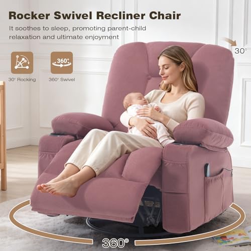 Rocker Recliner Chairs with Massage and Heat - Image 3