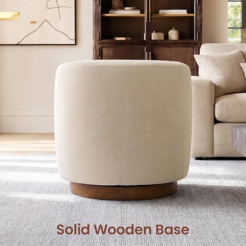 ModernMate Swivel Accent Chair Set of 2, No Assembly Required 360° Upholstered - Image 7