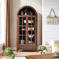 RowyPoey 71" Tall Arched Cabinet Bookshelf by RowyPoey