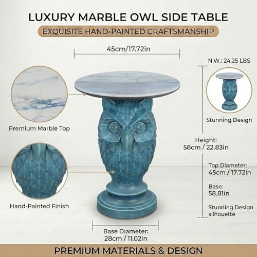OWL Statue End Table - Image 2