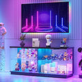 HNEBC 47.2" Glass Display TV Cabinet by HNEBC