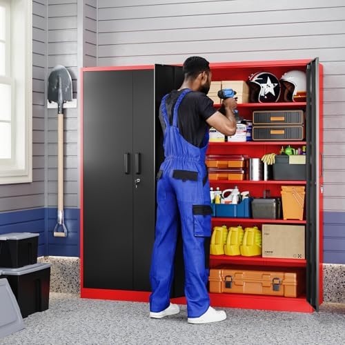 Yizosh Metal Garage Storage Cabinet - Image 6