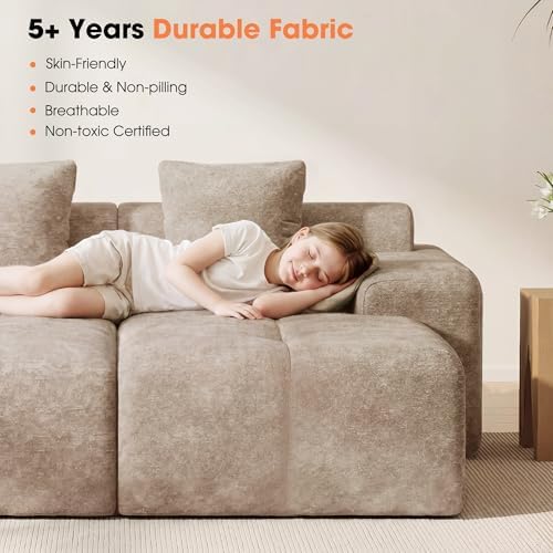 84" Modular Loveseat Couch - Image 6