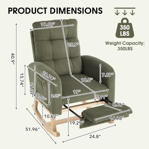 Nursery Glider, Rocking Chair Nursery - Image 2