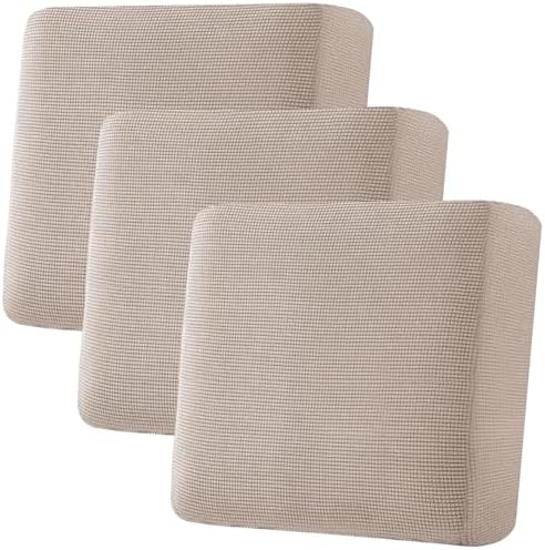 H.VERSAILTEX Super Stretch Individual Seat Cushion Covers Sofa Covers Couch by HVERSAILTEX
