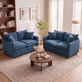 50'' Loveseat Sofa Set, Small Couch Set 2 Piece Cloud Love Seat by MUDANT
