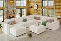 EASE MOOSE Oversized Sectional Modular Sofa, Comfty U Shape Sectional Modern by EASEMOOSE