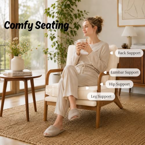 Karl home Mid-Century Modern Accent Reading Chair - Image 3