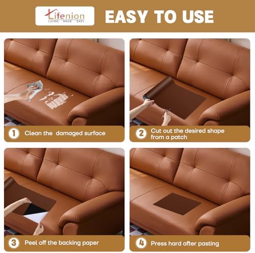 Leather Repair Patch for Couch, Vinyl Repair Kits for Furniture - Image 5
