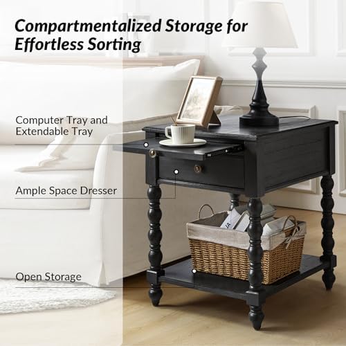 HULALA HOME Spindle End Table - Image 6