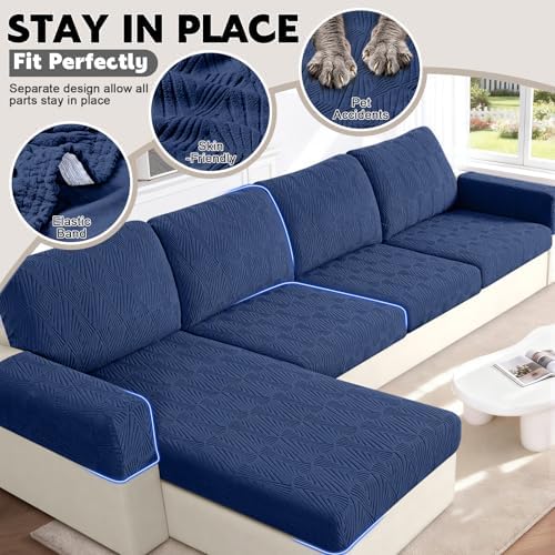VANSOFY Stretch Couch Cushion Covers - Image 4