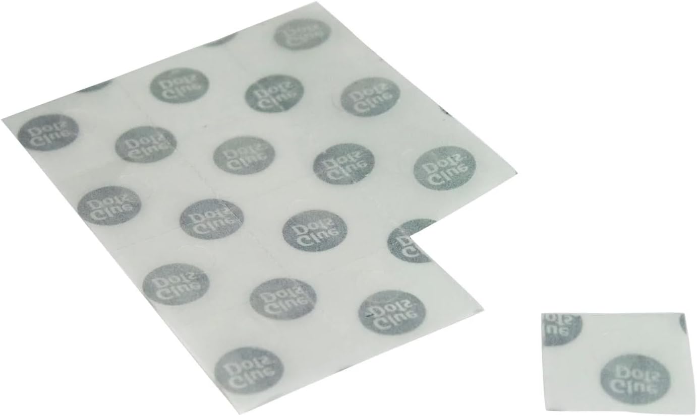 Glue Dots, Craft Dots Value Pack, Double-Sided, 1/2", .5 Inch, 600 Dots, DIY Craft Glue Tape, Sticky Adhesive Glue Points, Liquid Hot Glue Alternative, Clear