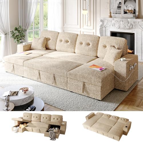 Modular Sectional Sleeper Sofa Bed, Couches by Bonroyo-FindYourPlace