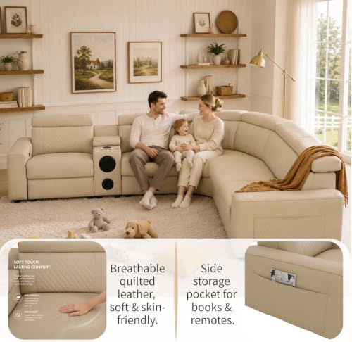 Power Reclining Sectional Sofa Set - Image 6