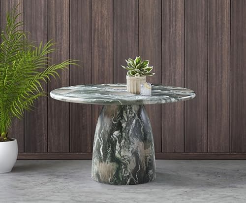 Meridian Furniture Cosenza Green 48.5" Indoor/Outdoor Concrete Dining Table - Image 4