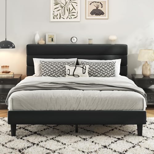 Fluest Queen Bed Frame, Platform Bed Frame by Fluest