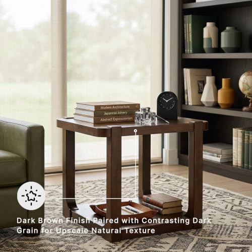 Signature Design by Ashley Breckington End Table, Dark Brown Side Table - Image 6