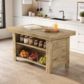 LITTLE TREE 55 Inches Kitchen Island by LITTLETREE