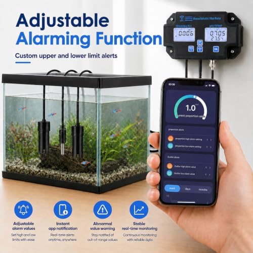Smart Water Quality Tester 6-in-1 pH/EC/TDS/Salinity/S.G and Temperature Meter - Image 4