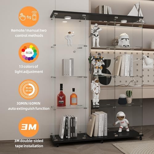 LFT HUIMEI2Y 12-Shelf Glass Display Cabinet - Image 4