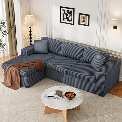 JAMFLY 105" Boneless Couches for Living Room Modular Sectional Sofa L-Shape - Image 3