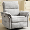 Oversized Power Recliner Chair Swivel Glider by Rhevoy