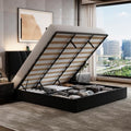 Novilla King Lift Up Storage Bed Frame/Charging Station/LED Light by Novilla