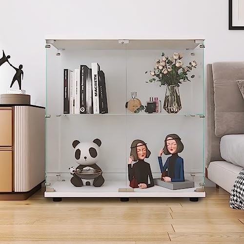 LFT HUIMEI2Y 2-Tier Glass Display Cabinet by LFTHUIMEI2Y