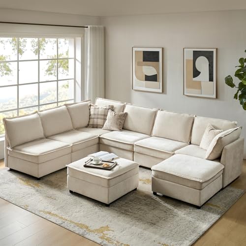 HULALA HOME Modular Sectional Sofa by HULALAHOME