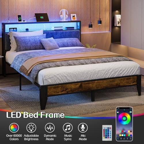 OLEVS Queen Size Bed Frame - Image 5