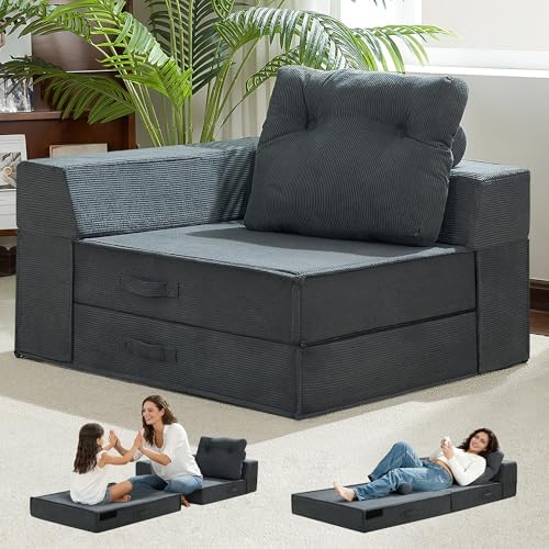 Folding Sofa Bed, Convertible Sleeper Chair Bed, Floor Sofa by HILERO