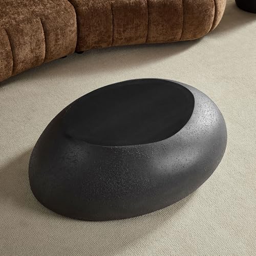 JUSTONE 43.31" Oval Coffee Table - Image 5