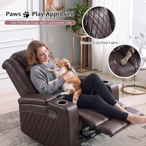 ANJ Home Theater Seating Power Recliner Set of 4 - Image 5