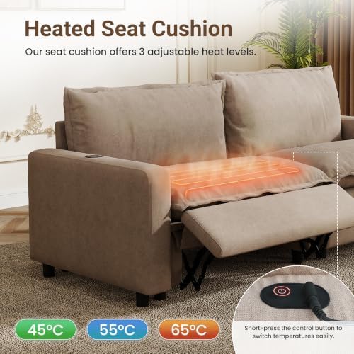 Power Recliner Corner Sofa Seat, Cloud Modular Sofa Seat - Image 5